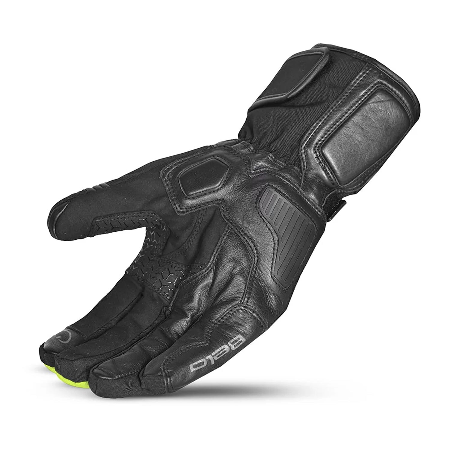 BELA ICE WINTER WP Motorcycle Leather Gloves Black Yellow – 4 – Maximomoto PT