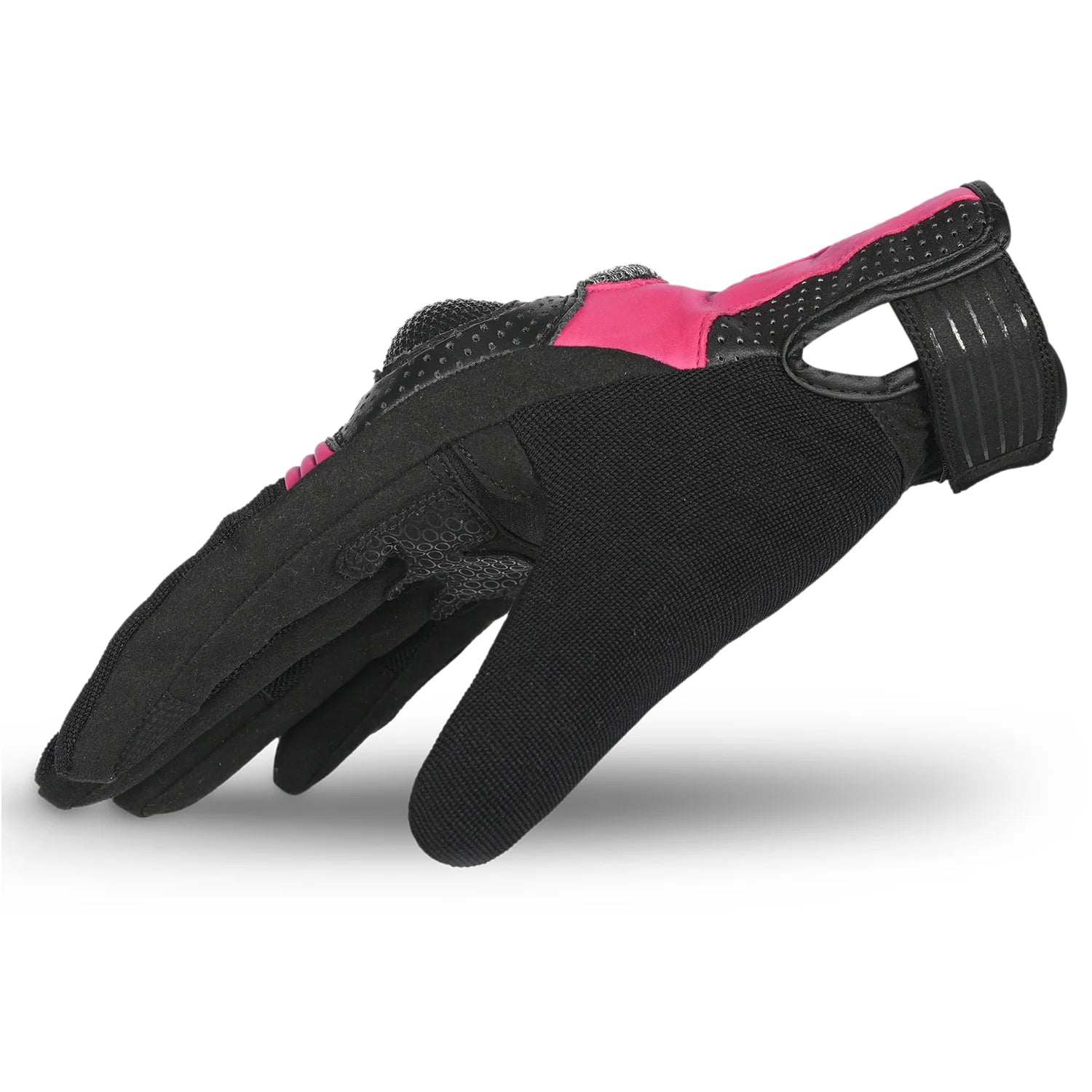 BELA HERO AIR Women's Motorcycle Textile Gloves Black Pink – 3 – Maximomoto PT