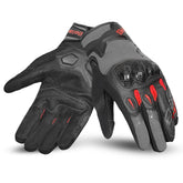 BELA DARING Moto Homem Textile Luvas Vermelho Cinza Preto – Maximomoto PT