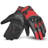 BELA DARING Moto Homem Textile Luvas Vermelho Preto – Maximomoto PT