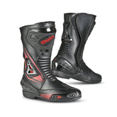 BELA MASTER Moro Couro Botas Preto Vermelho – Maximomoto PT