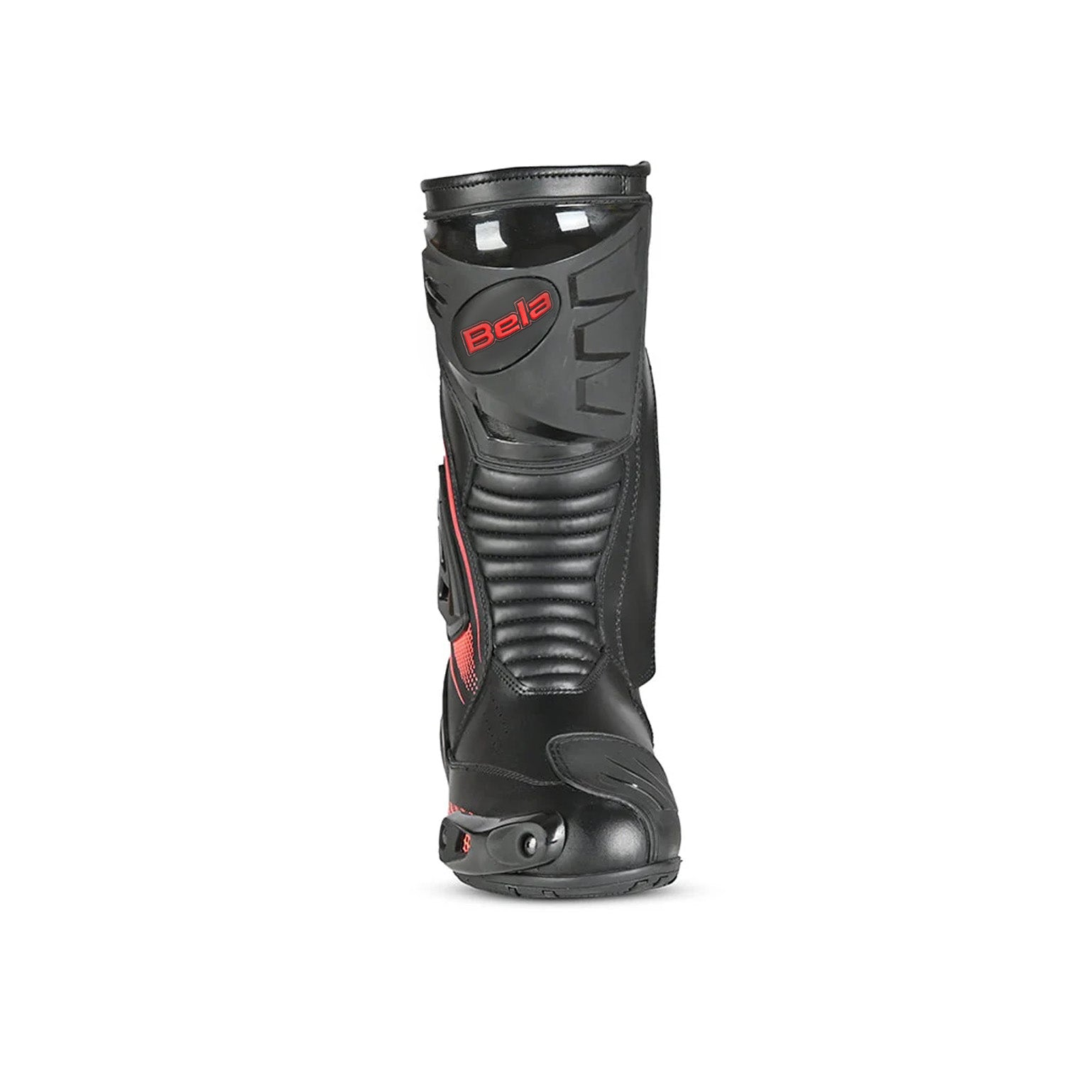 BELA MASTER Moro Couro Botas Preto Vermelho – 5 – Maximomoto PT