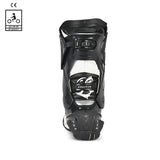 BELA SPEEDO 2.0 Botas De Moto Couro Preto Branco