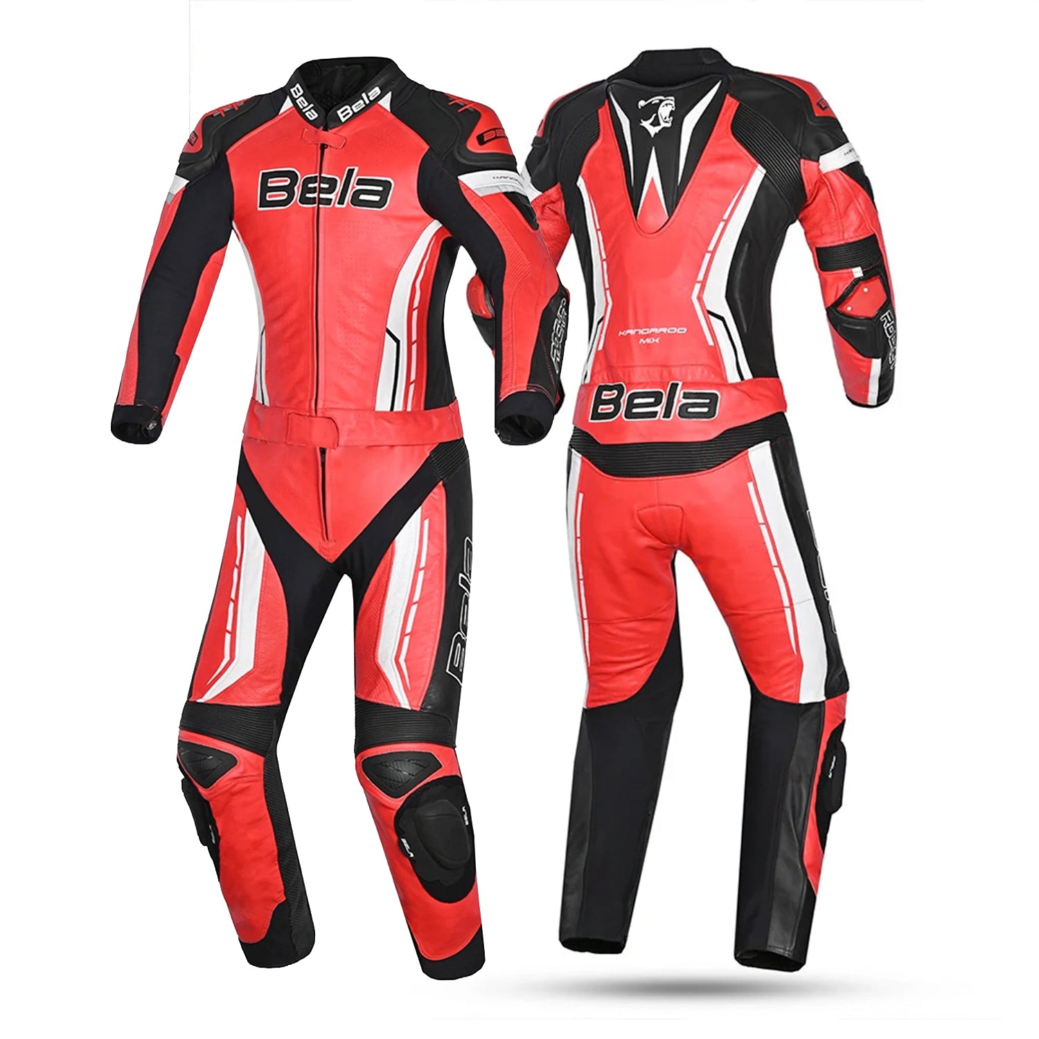 BELA ROCKET KANGAROO MIX 2 PC Fatos De Moto Senhora Vermelho Preto Branco – 2 – Maximomoto PT