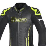 BELA ROCKET Mix Kangaroo 1 PC Motorcycle Suit Black Fluorescent Yellow