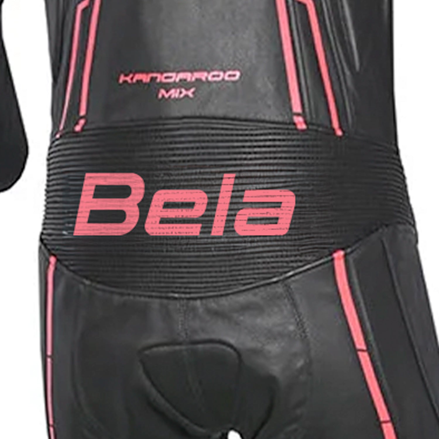 BELA ROCKET Mix Kangaroo 1 PC Moto Couro Fato Preto Vermelho – 6 – Maximomoto PT