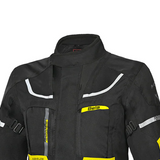 BELA TRANSFORMER 3 Em 1 Casacos De Moto Preto Amarelo Fluo
