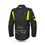 BELA TRANSFORMER 3 Em 1 Casacos De Moto Preto Amarelo Fluo