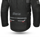 BELA TRANSFORMER 3 Em 1 Casacos De Moto Textil Preto Antracite