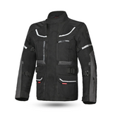 BELA TRANSFORMER 3 Em 1 Casacos De Moto Textil Preto Antracite
