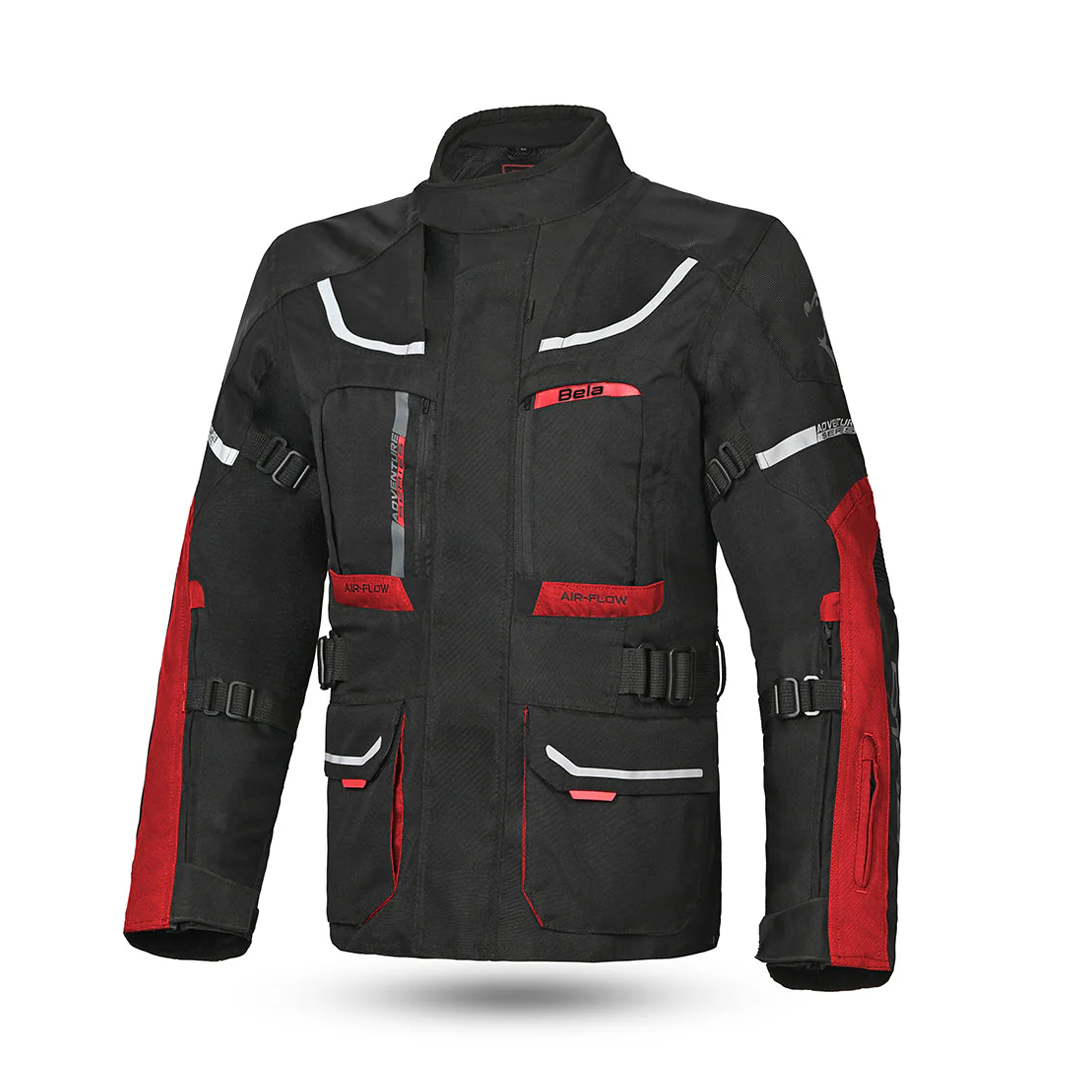 Beautiful Transformer 3 in 1 Motorcycle Black Red Jacket – 1 – Maximomoto PT