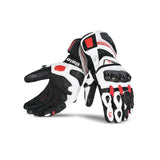 BELA VENOM RS Corrida Homem Moto Couro Luvas Preto Branco Vermelho