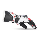 BELA VENOM RS Corrida Homem Moto Couro Luvas Preto Branco Vermelho