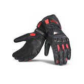 BELA VENOM RS RACING Moto Senhora Couro Luvas Preto Vermelho – Maximomoto PT