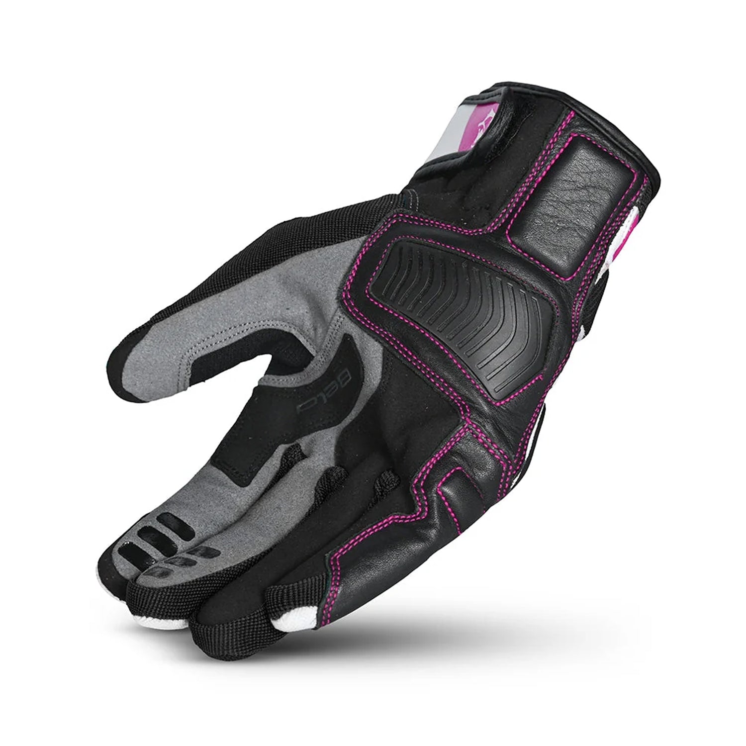 BELA ARIZON Men's Motorcycle Textile Gloves Black Pink – 3 – Maximomoto PT