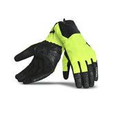 BELA EXPLORER WINTER WP Motorcycle Textile Gloves Black Fluorescent Yellow – Maximomoto PT