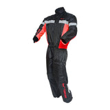 BELA MONO 1PC Camouflage Waterproof Motorcycle Suits Black Red