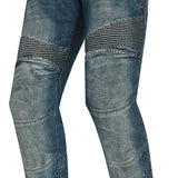 BELA ADAM Jeans Moto Blue Pants
