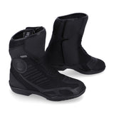 BELA AIR CLIMA WP Moto Couro Botas Preto - Imagem dupla de botas
