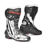 BELA AIR RIDER GP-1 Moto Corrida Botas Preto Branco – Maximomoto PT