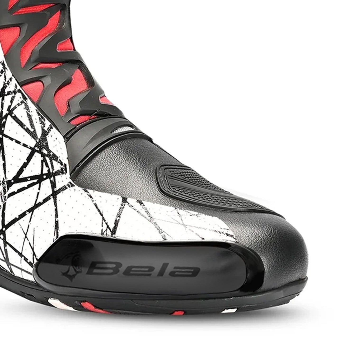 BELA AIR RIDER GP-1 racing motorcycle boots, black and red. – 9 – Maximomoto PT