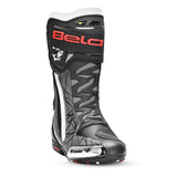 BELA AIR RIDER GP-1 RACING Moto Botas Preto Cinza - Imagem frontal da Boots