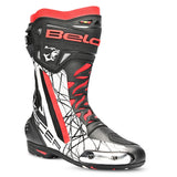 BELA AIR RIDER GP-1 corrida Botas Moto Pretas e Vermelhas - Imagem do lado direito de Boots
