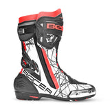 BELA AIR RIDER GP-1 corrida Botas de Moto Pretas e Vermelhas