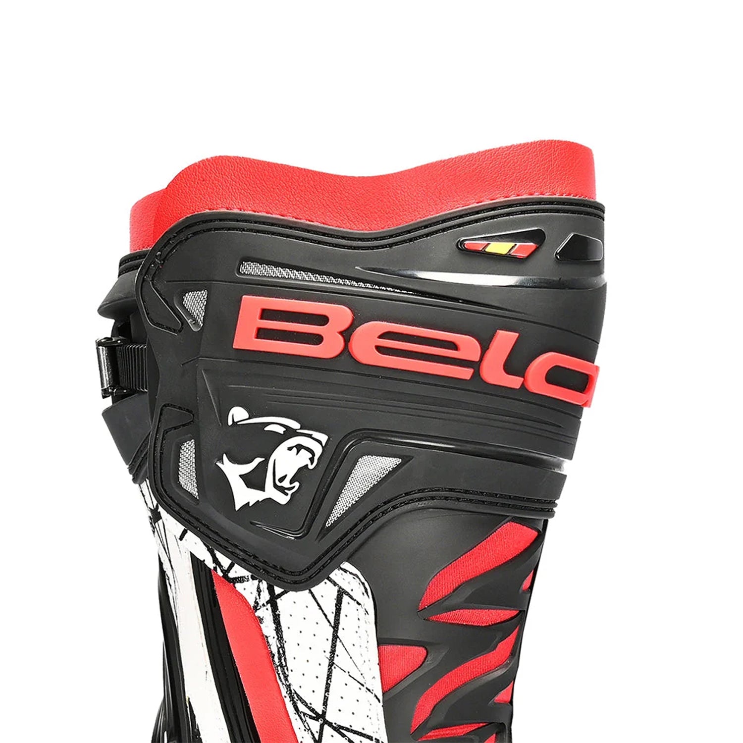 BELA AIR RIDER GP-1 corrida Botas de Moto Pretas e Vermelhas – 7 – Maximomoto PT