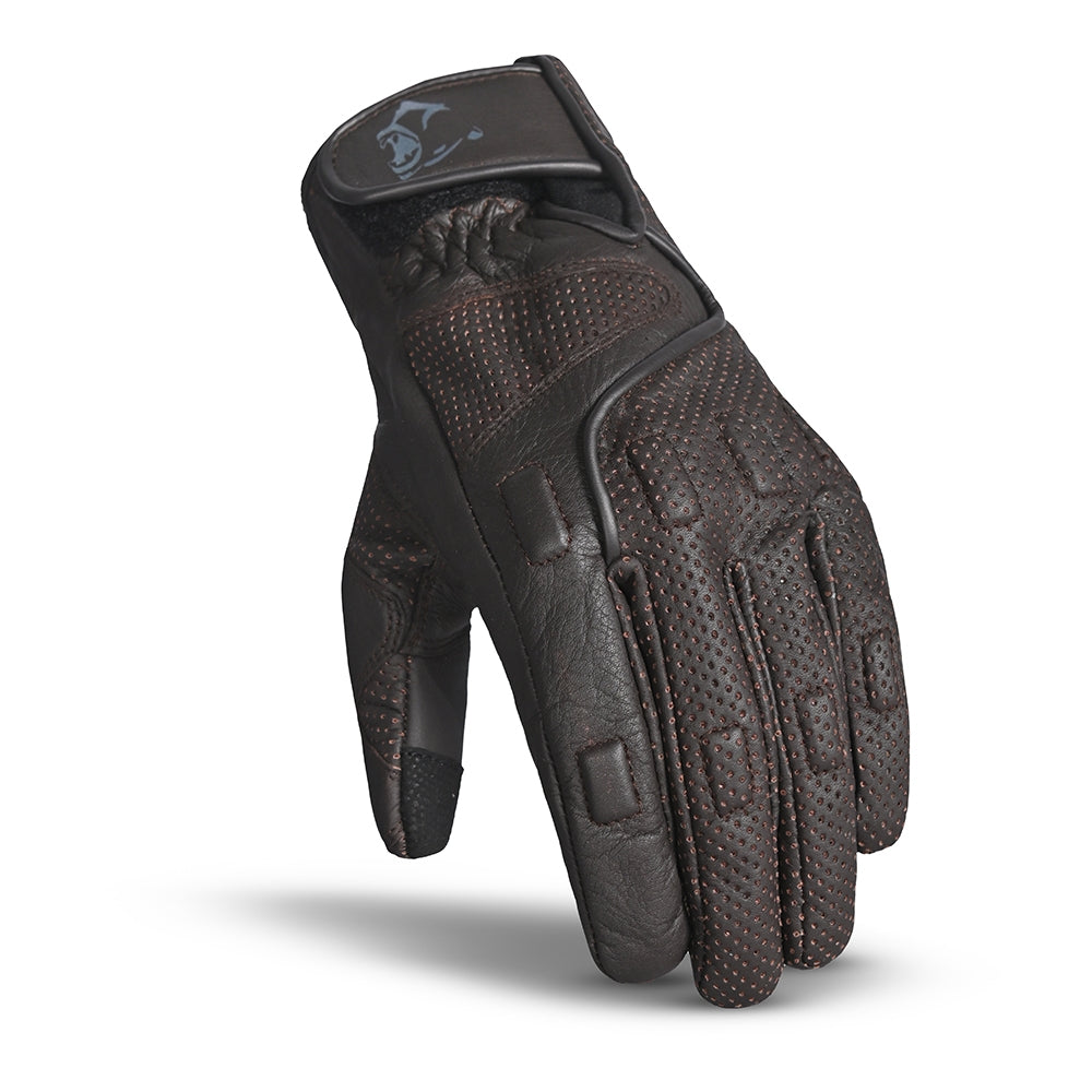 BELA APOLO Motorcycle Leather Gloves Brown – 2 – Maximomoto PT