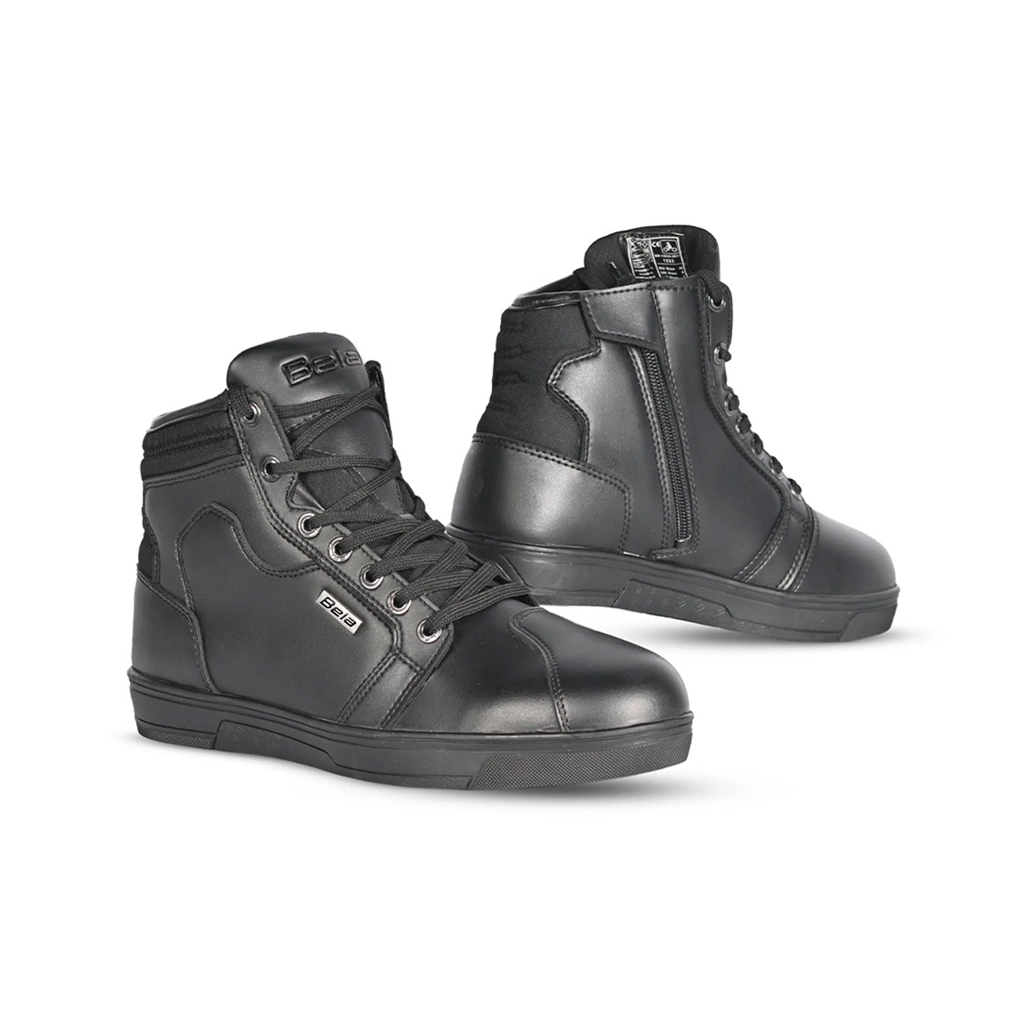 BELA ATLAS Motorcycle Leather Men's Boots Black – 1 – Maximomoto PT