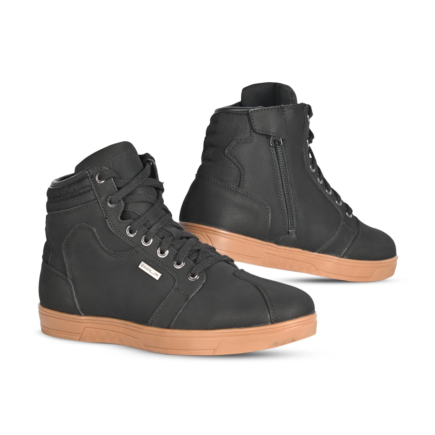 BELA ATLAS Urbano Botas De Moto Homem Couro Preto Goma – 1 – Maximomoto PT