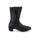 BELA ATOMIC Senhora Moto Couro Botas Preto - Imagem do lado direito de Boots