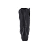 BELA ATOMIC Senhora Moto Couro Botas Preto - Imagem do verso de Boots