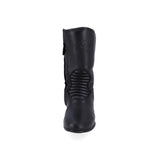 BELA ATOMIC Senhora Moto Couro Botas Preto - Imagem frontal da Boots