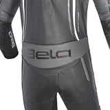 BELA BEAST 1 PC Couro Moto Fatos Preto Branco - Imagem inferior do terno