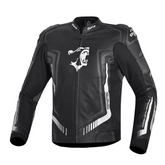 BELA BEAST CHAQUETA COURO HOMBRE NEGRO ANTHIRA BLANCO – Maximomoto PT