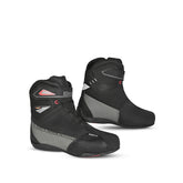 BELA BLAZE Moto Couro Botas Homem Preto Cinza - Imagem dupla de botas