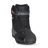 BELA BLAZE Moto Couro Botas Homem Preto Cinza- Imagem frontal da Boots
