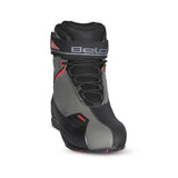 BELA BLAZE Moto Couro Botas Homem Preto Cinza Vermelho - Imagem frontal da Boots