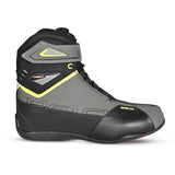 BELA BLAZE Moto Couro Botas Homem Preto Fluorescente Amarelo - Imagem do lado direito de Boots