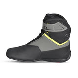 BELA BLAZE Moto Couro Botas Homem Preto Fluorescente Amarelo - Imagem do lado esquerdo de Boots