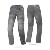BELA BOSTON Denim Jeans Moto Calcas Escuro Cinza – Maximomoto PT