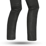 BELA BOSTON WAX Jeans Moto Black Pants