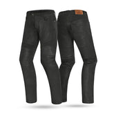BELA BOSTON WAX Denim Jeans Moto Calcas Preto – Maximomoto PT