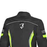 BELA BRADLEY Motorcycle Men's Jackets Black Fluorescent Yellow