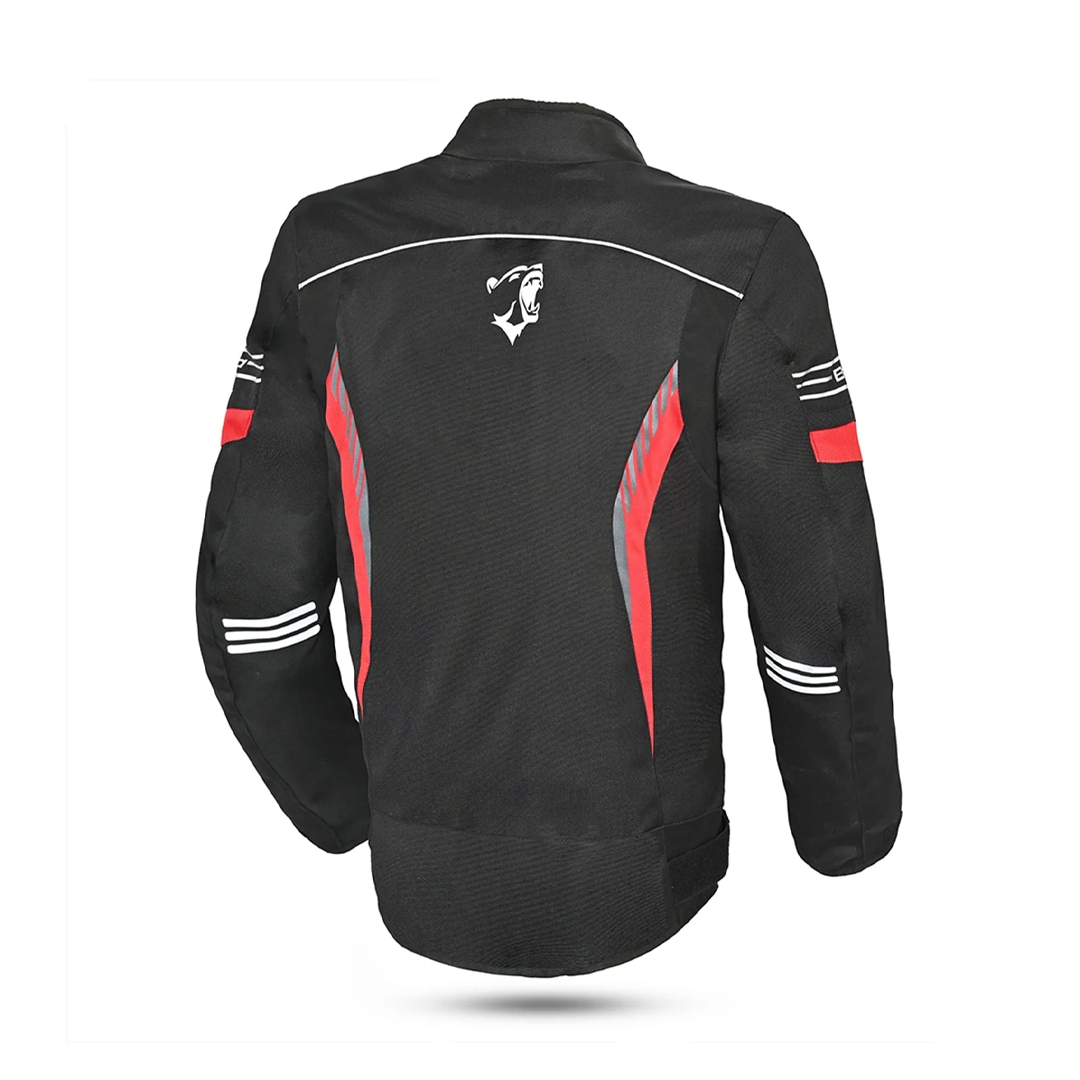 BELA BRADLEY Men's Motorcycle Jackets Black Red – 3 – Maximomoto PT