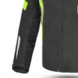 BELA BRADLEY Moto Homem Casacos Preto Amarelo Fluorescente - Imagem frontal direita da Casacos