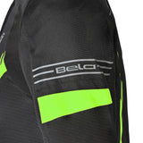 BELA BRADLEY Moto Homem Casacos Preto Amarelo Fluorescente