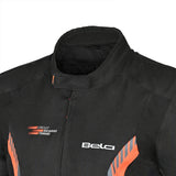 BELA BRADLEY Moto Homem Casacos Preto Laranja - Imagem central frontal da Casacos